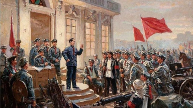 庆祝中国人民解放军建军93周年，向军旗敬礼